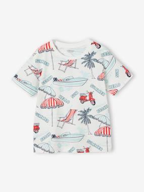 Boys-Tops-Recycled cotton printed t-shirt for boys