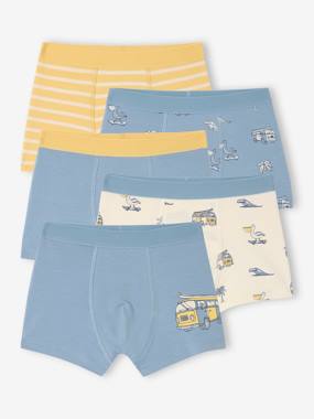 Boys-Underwear-5 pack stretch boxer shorts for boys