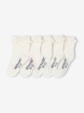 Baby-Socks & Tights-Pack of 5 Pairs of Socks for Baby Girls