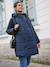 Doudoune longue et évolutive grossesse et post-partum marine - vertbaudet enfant 