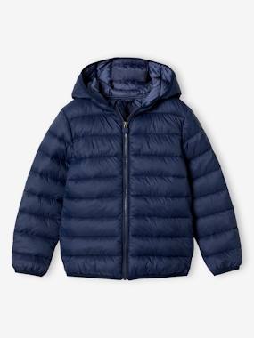 -Light Padded Jacket with Hood for Boys