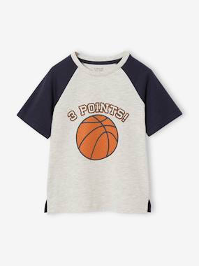 Boys-Tops-Boys' textured sports T-shirt