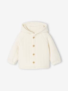 Bébé-Pull, gilet, sweat-Cardigan naissance à capuche en molleton matelassé