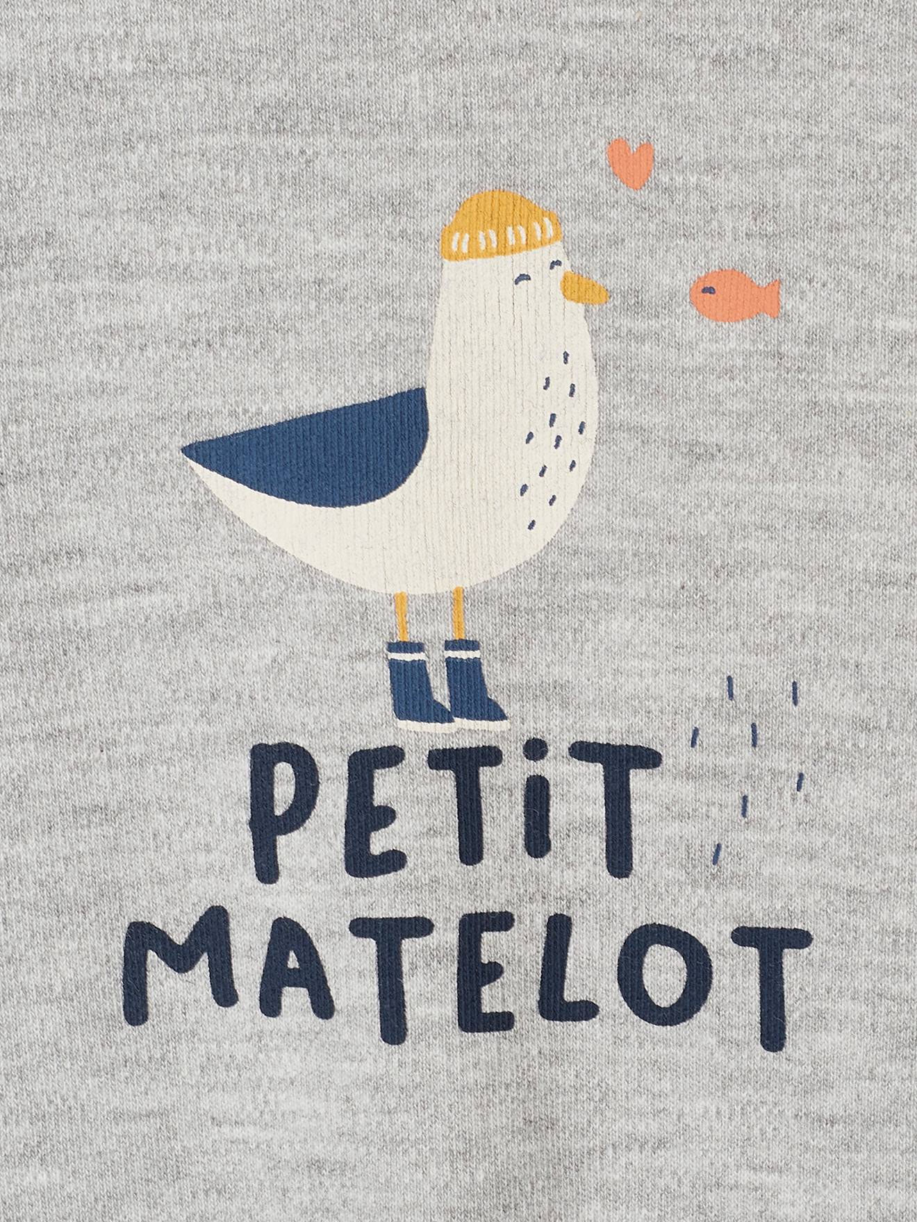 Lot De 2 Pyjamas Bébé Vertbaudet - Imprimé Oiseaux, Interlock 100% Coton - Pieds Antidérapants, Pressions