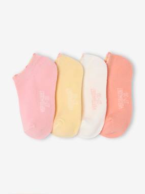 Girls-Underwear-Pack of 4 Pairs of Basic Socks for Girls