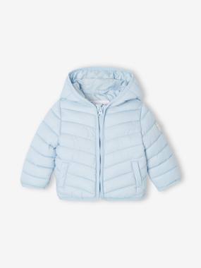 Baby-Outerwear-Lightweight Padded Jacket with Hood for Babies