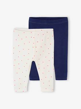 Baby-Trousers & Jeans-Pack of 2 Basics baby leggings