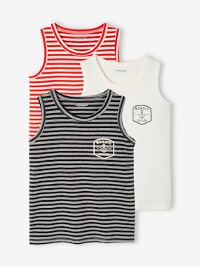 -Pack of 3 Sailor Vests for Boys