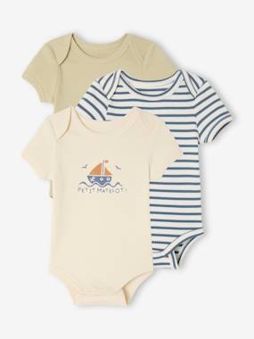 Baby-Bodysuits-Pack of 3 bodysuits