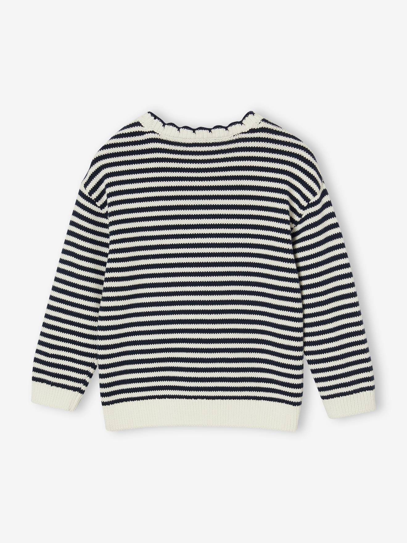 T-shirt Gris Coton Fille Siansburys 4-5 Ans - Encolure Ras-du-cou
