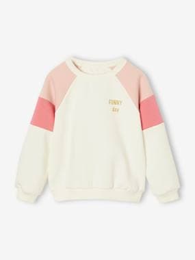 Girls-Colour block sweatshirt for girls