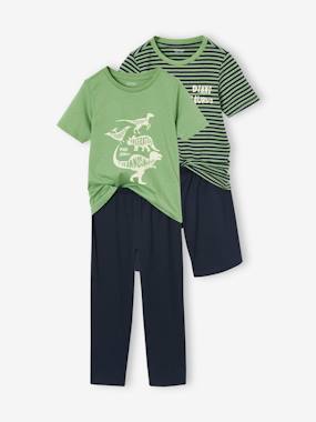 -Pack of 2 Dino Pyjamas for Boys