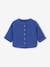 Shirt in Cotton Gauze with Mandarin Collar, for Babies ecru+electric blue+GREEN DARK SOLID - vertbaudet enfant 