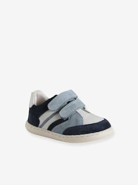 Shoes-Baby Footwear-Baby Boy Walking-Soft Leather Hook-&-Loop Trainers for Babies, Designed for First Steps