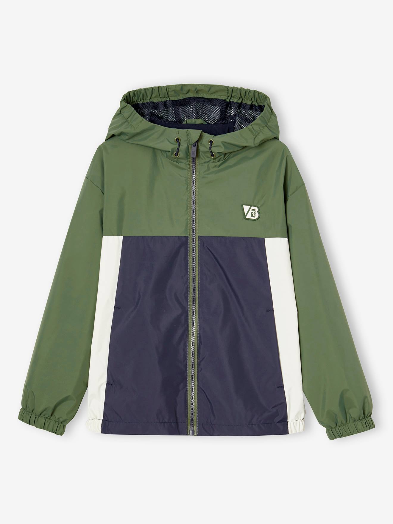Colourblock Windcheater Jacket for Boys - bordeaux red, Boys
