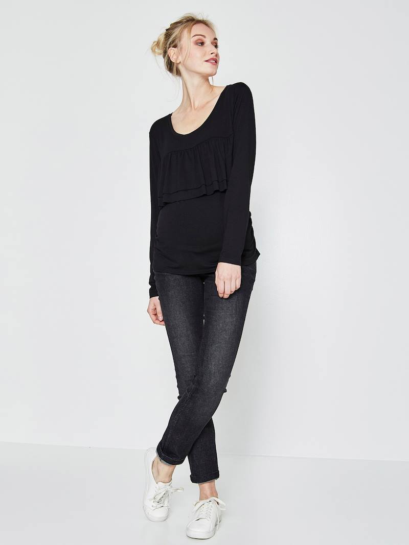 Maternity Slim Strech Jeans Inside Leg 33" black, Maternity