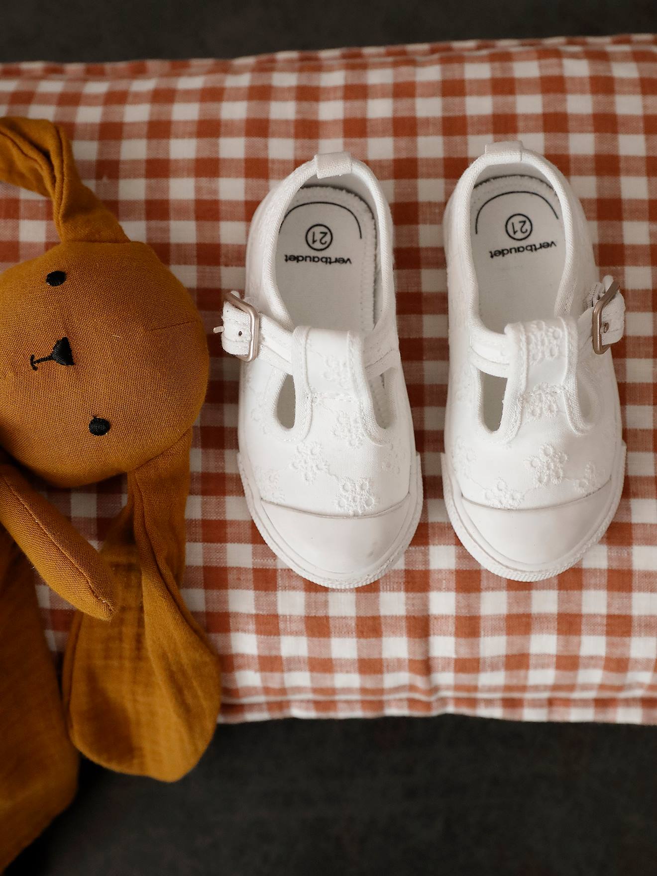 Marrón Vertbaudet Zapatillas NiÃ±a Diademas Bebe Niña Timatego