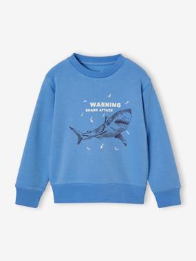 Boys-Cardigans, Jumpers & Sweatshirts-Graphic print basics sweatshirt for boys - BASICS