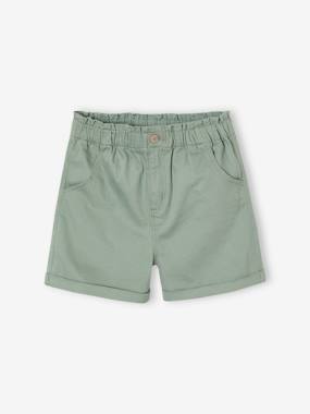 -Girls' easy pull-on tregging shorts - BASICS