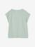Tee-shirt motif fantaisie fille abricot+bleu grisé+écru+fraise - vertbaudet enfant 