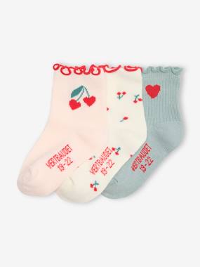 Baby-Socks & Tights-Pack of 3 Pairs of Socks for Babies