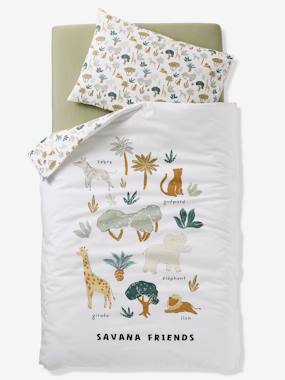 Bedding & Decor-Child's Bedding-Duvet Covers-Duvet Cover & Pillowcase Set for Babies, SAVANNAH