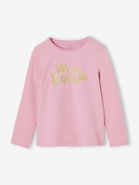 Girls-Top with Message, for Girls