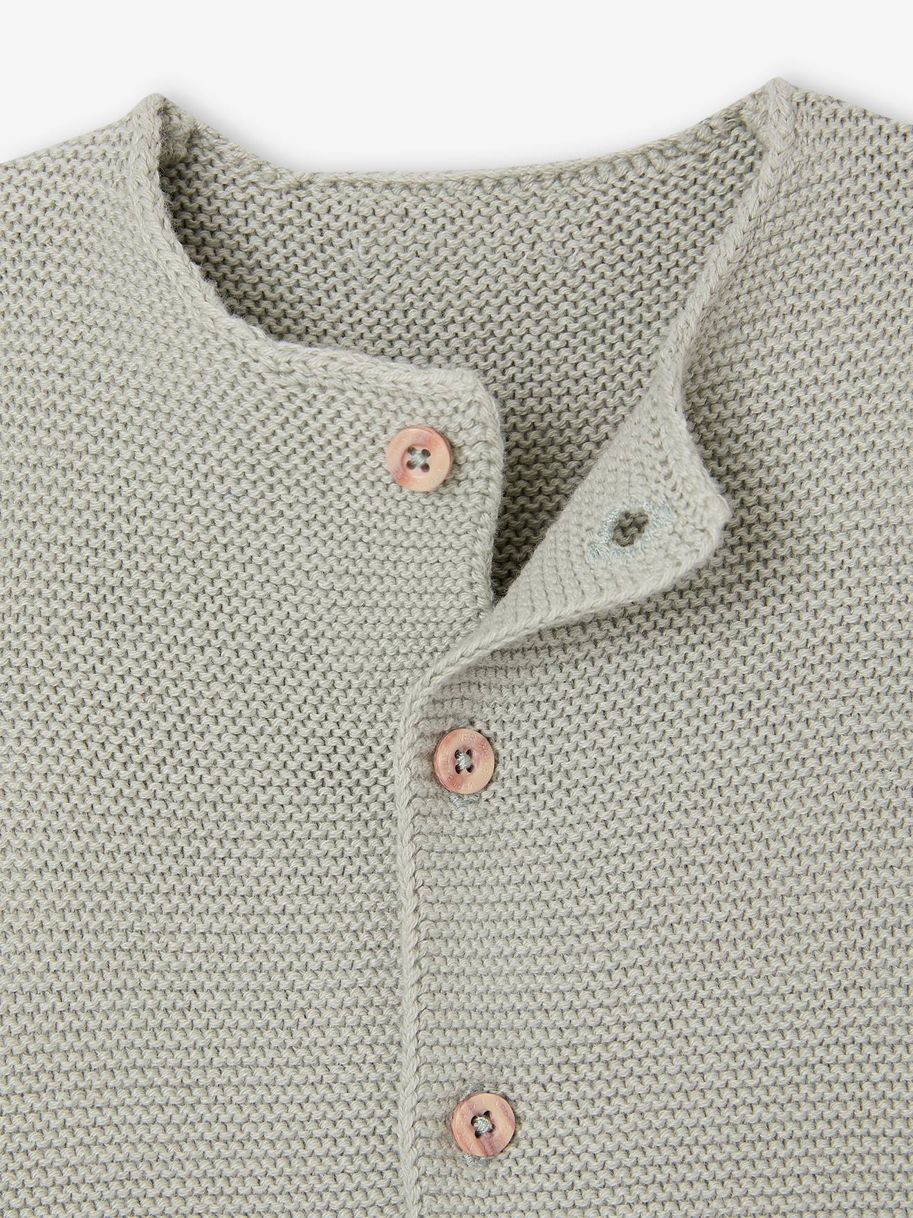 Cardigan Beige Vertbaudet Pour Enfant 10 Ans (138 Cm) - 100% Coton - NEUF SANS ETIQUETTE