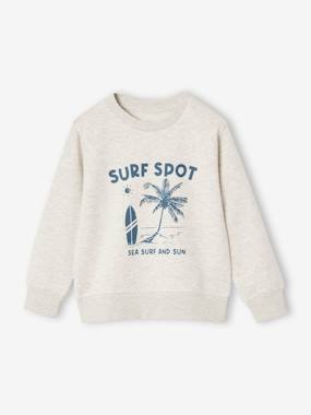 Boys-Cardigans, Jumpers & Sweatshirts-Sweatshirts & Hoodies-Graphic print basics sweatshirt for boys - BASICS