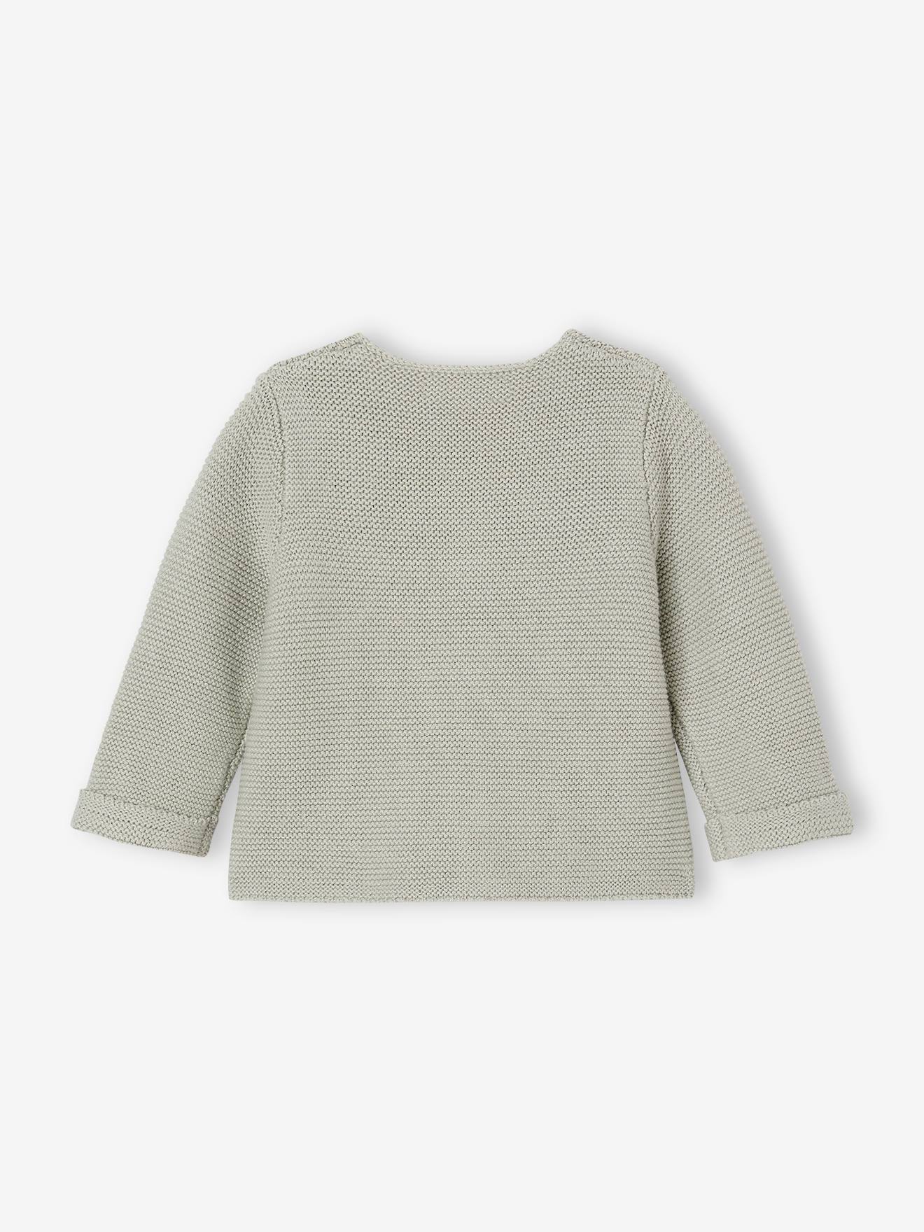 Cardigan En Coton Bébé Fine Jauge BASICS Encre