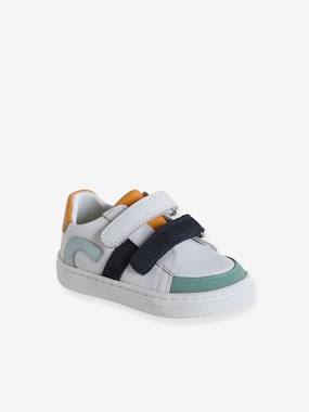 Shoes-Baby Footwear-Baby Boy Walking-Hook&Loop Leather Trainers for Babies