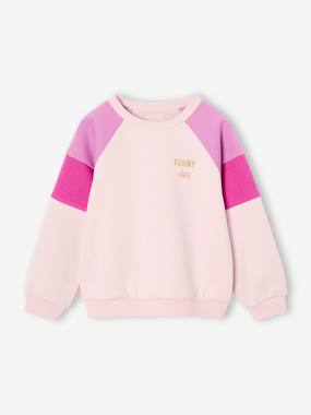 Girls-Colour block sweatshirt for girls