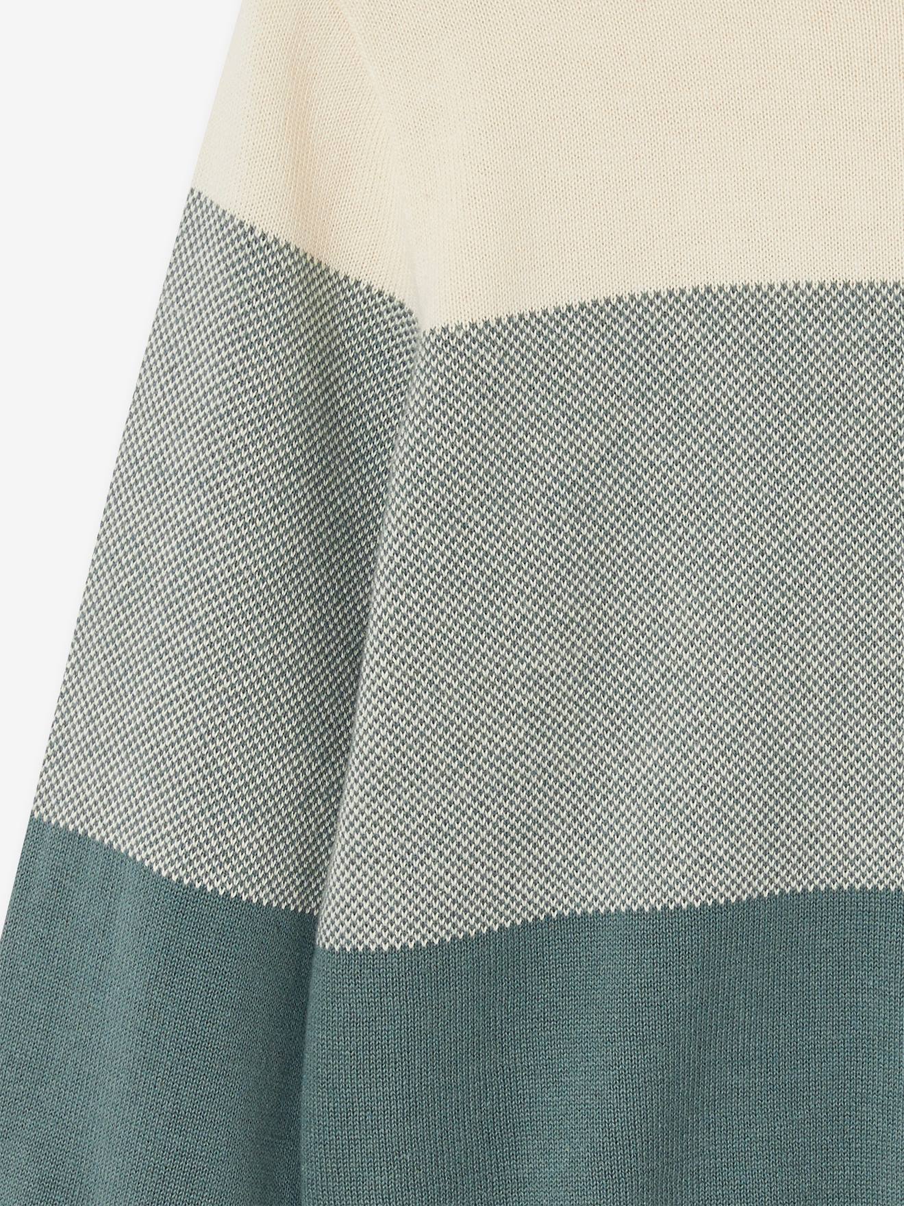 Pull Garçon Nutmeg – Bleu à Motif Géométrique – Taille 7 Ans – Manches Longues – Occasion