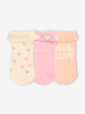 Baby-Socks & Tights-Pack of 3 Pairs of Socks, Baby Love