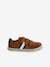 Trainers with Touch-Fastening Tab for Boys brown+Dark Blue - vertbaudet enfant 