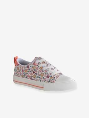 Chaussures-Chaussures fille 23-38-Baskets, tennis-Baskets fille en toile fantaisie