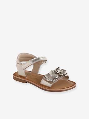 Shoes-Occasion Wear Leather Sandals for Children, Designed for Autonomy 