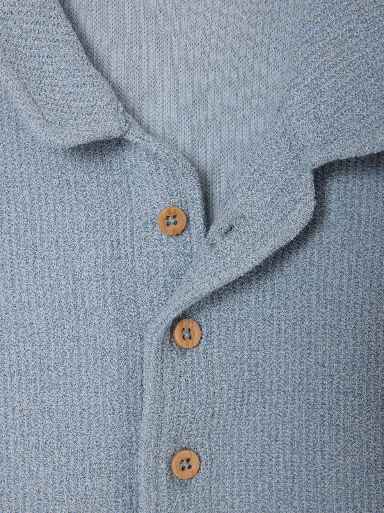 Chemise Enfant Manches Courtes Unisexe - Tissu Piqué Doux, Taille S, Parfait Pour Le Quotidien Et L'école - 7