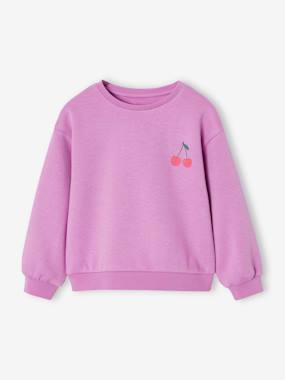 Girls-Basics Sweatshirt with Motif for Girls