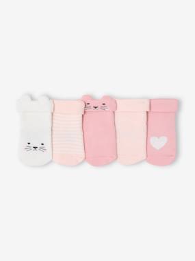 Baby-Socks & Tights-5 Pairs of "Cat" Socks for Babies