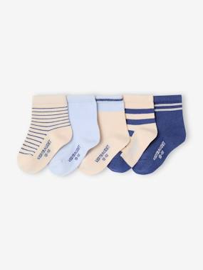 -Pack of 5 Pairs of Socks for Babies, BASICS