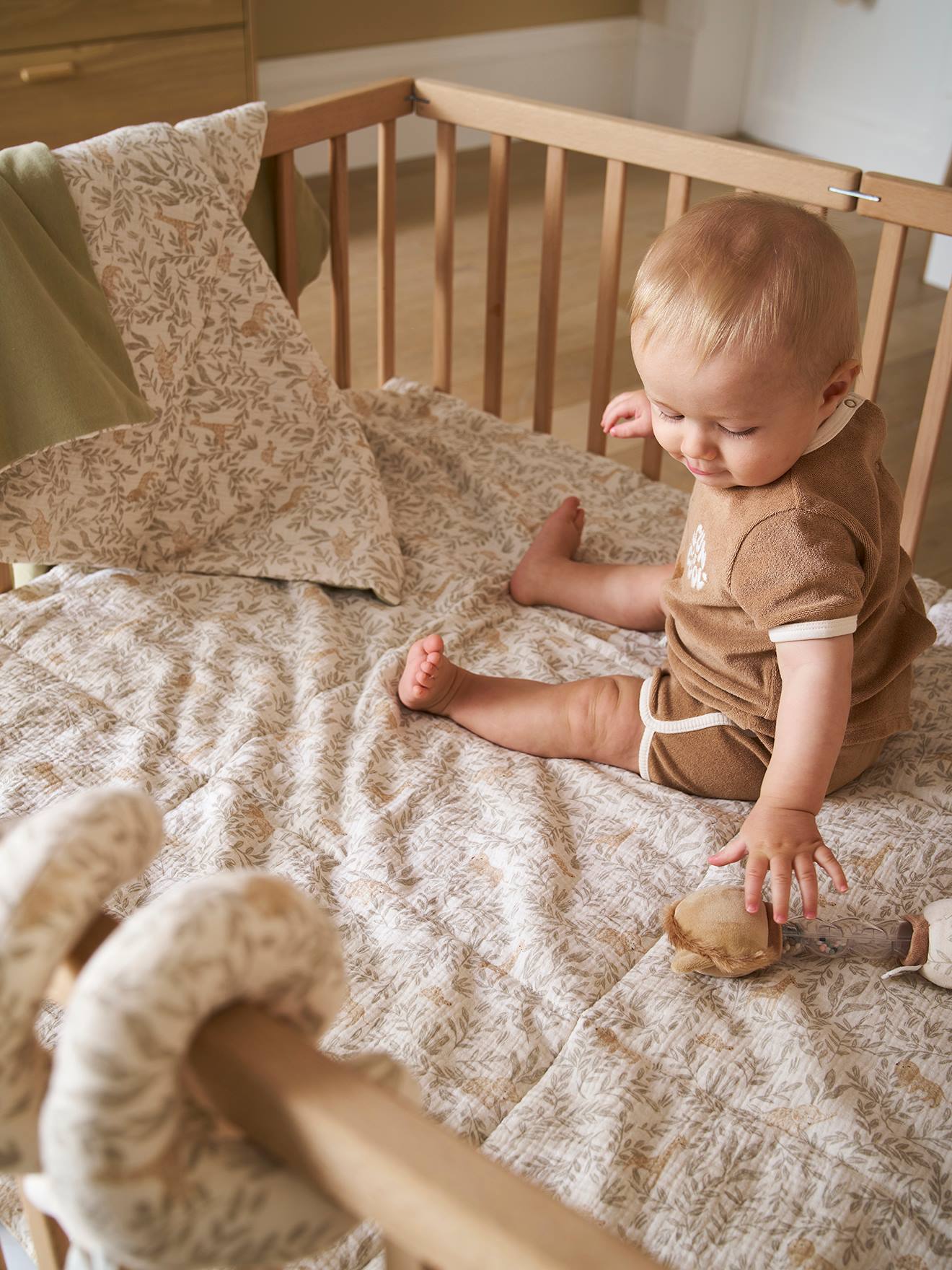 VERTBAUDET Hochets Mains Et Pieds BABYLON Beige - Set De 4 Pour Éveil Bébé Dès La Naissance
