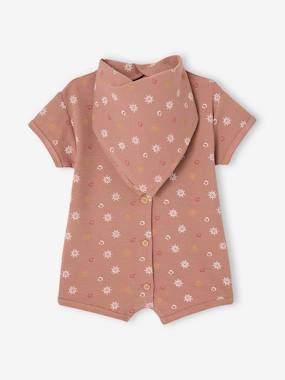 Bébé-Combinaison bébé et bavoir nid d'abeille coffret cadeau