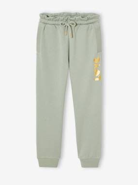 Girls-Girls' fleece joggers with leg print