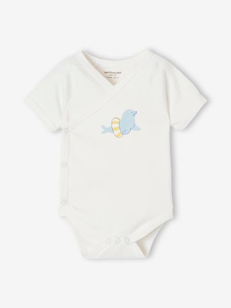 Vertbaudet Ensemble 3 Pièces Naissance Salopette + Body + Foulard