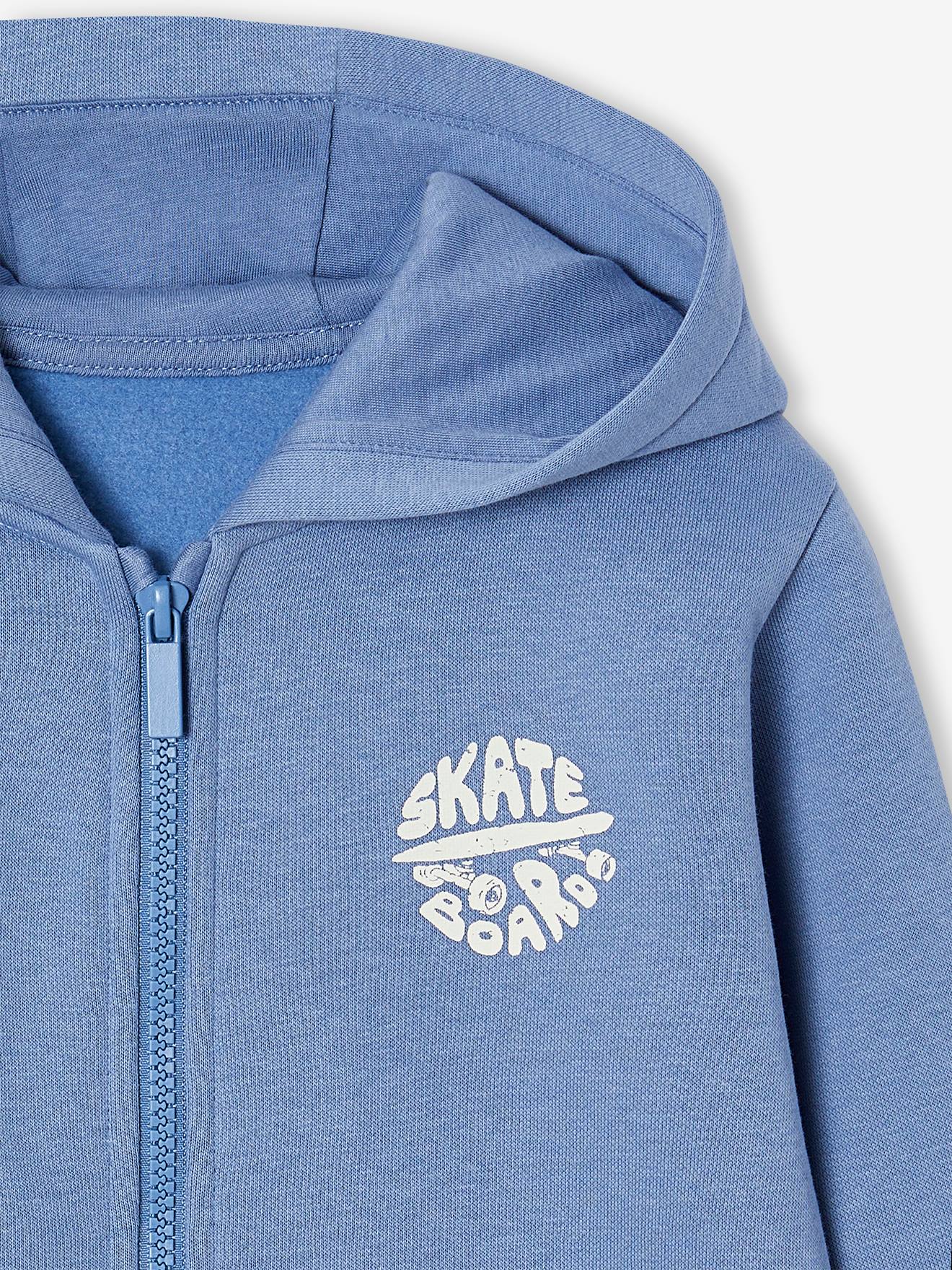 IN EXTENSO Sweat zippé à capuche baseball bébé garçon pas cher