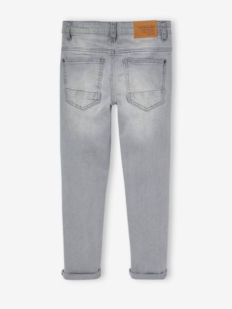 Jean slim MorphologiK FIN 'waterless' garçon DENIM BRUT+denim gris+DENIM GRIS FONCE+double stone+STONE - vertbaudet enfant 