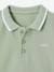 Polo Shirt with Embroidery on the Chest, for Baby Boys Dark Blue+sage green - vertbaudet enfant 