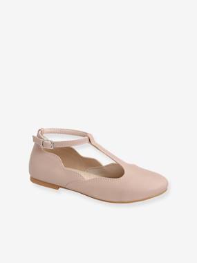 Shoes-Girls Footwear-Ballerinas & Mary Jane Shoes-T-Strap Ballet Pumps for Girls