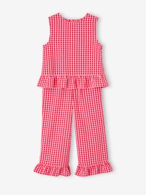 Ensemble fille blouse pantalon 7/8ème   - vertbaudet enfant